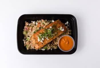 Roasted red bell pepper Salmon