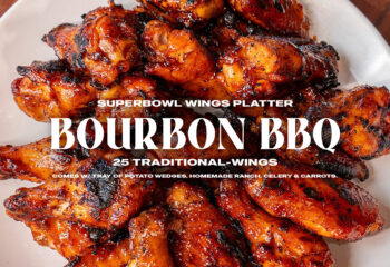 25 Burbon BBQ Traditional-Wings