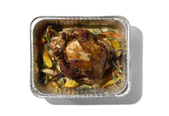 Slow-Roasted Full-Chicken with Honey-Glazed Carrots & Ginger Dinner (2-3)