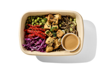 Peanut butter noddle salad.